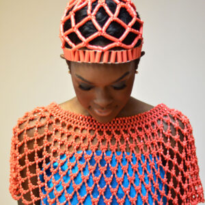 Handmade Traditional wedding blouse and head piece